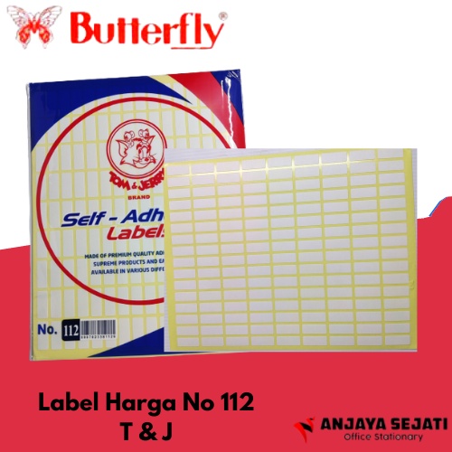 

Label Harga No. 112 T & J | Tempelan Harga | Per5pack (isi 35lembar)