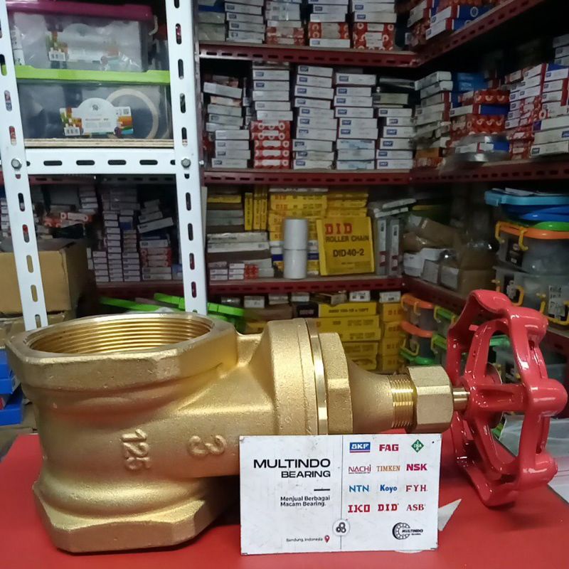 GATE VALVE 3 INCH KITZ KUNINGAN ORIGINAL