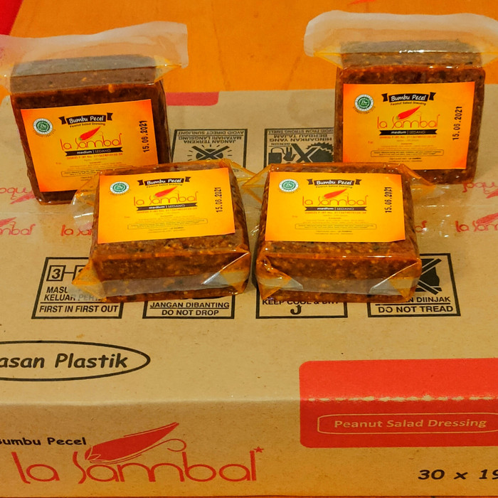 

BUMBU PECEL Instant LA SAMBAL bumbu kacang bumbu dapur - Pedas