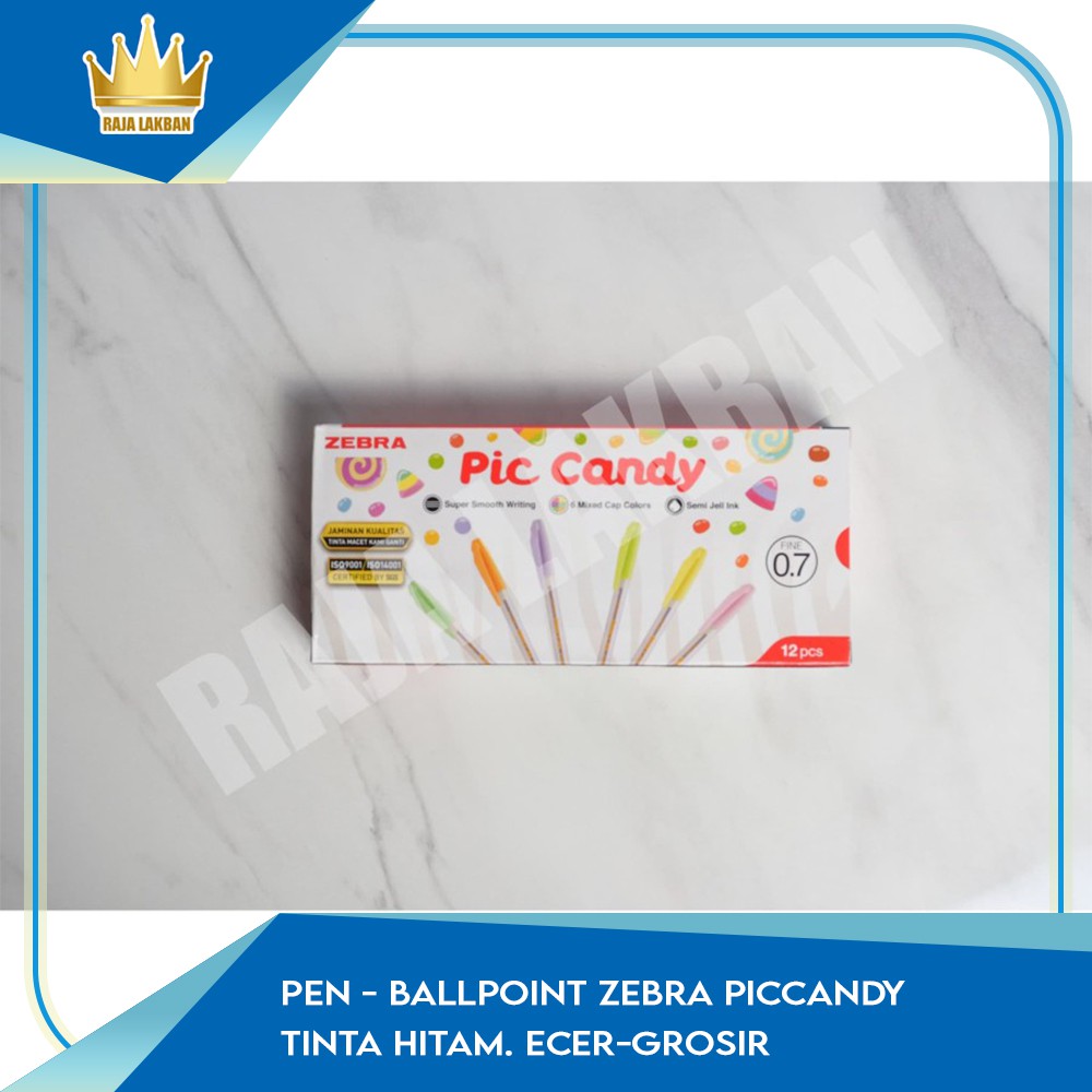 

Pulpen Zebra Piccandy 0.7 Termurah Boss