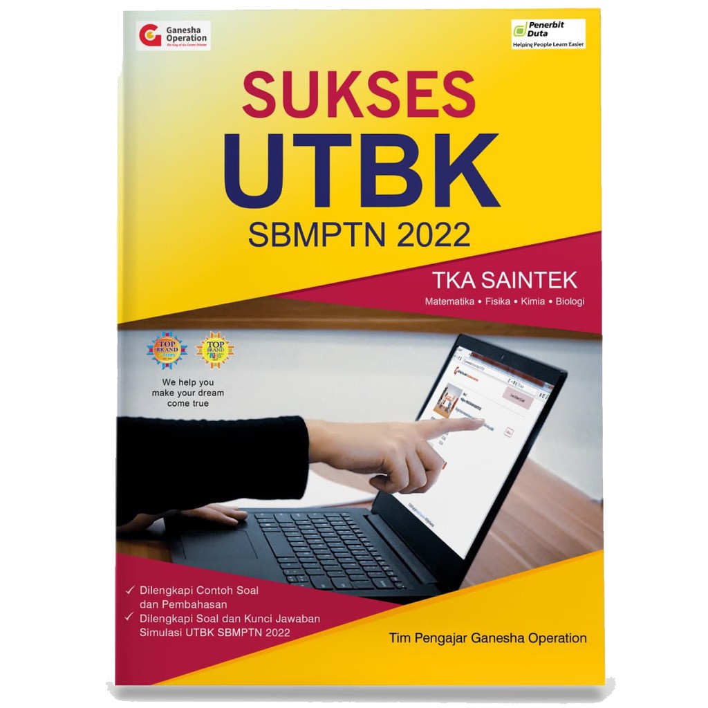 BUKU UTBK 2022 SAINTEK GO TERBARU : Sukses UTBK Saintek 2022 - BUKU SBMPTN SAINTEK 2022
