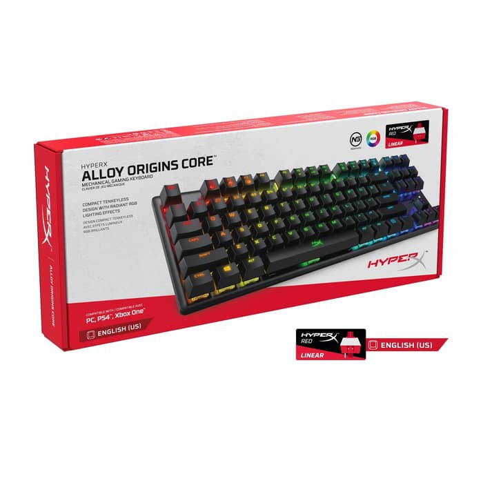 HyperX Alloy Origins Core RGB TKL Mechanical Gaming Keyboard