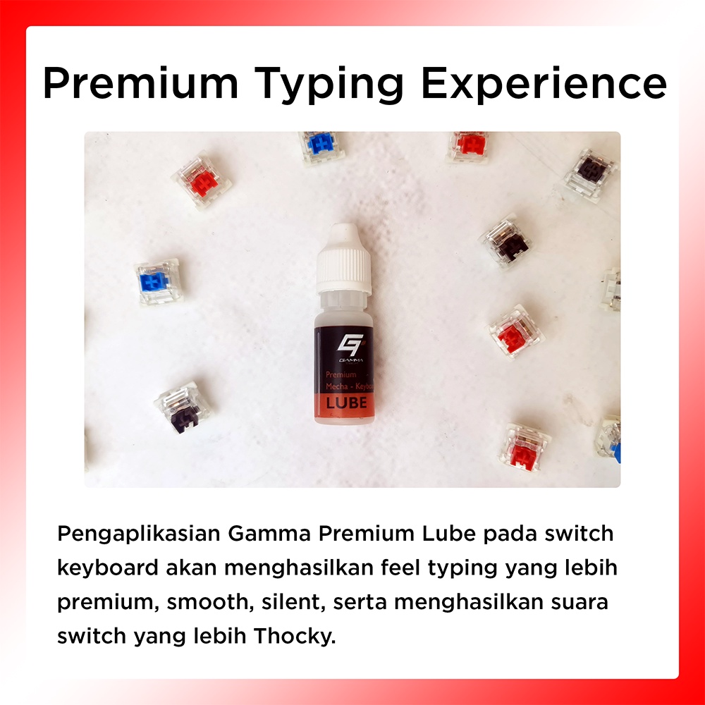 Gamma Premium Mechanical Keyboard Switch Lube 10 Gr