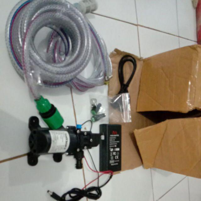 Paket Lengkap Super Hemat Dp537 4lpm 5 Bar 100psi - Selang Serat