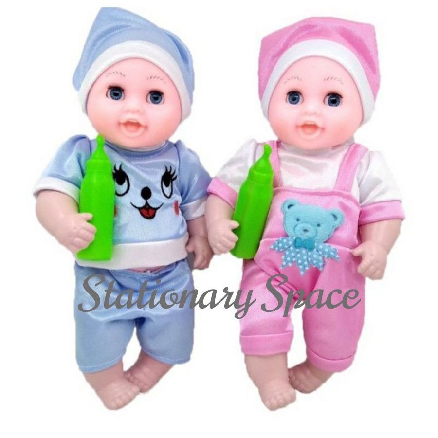 Mainan Boneka Bayi Cewek Cowok Bayi Nangis Bersuara B760