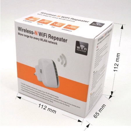 Wifi Repeater 300Mbps - Repeater Wireless Penguat Sinyal WiFi Booster