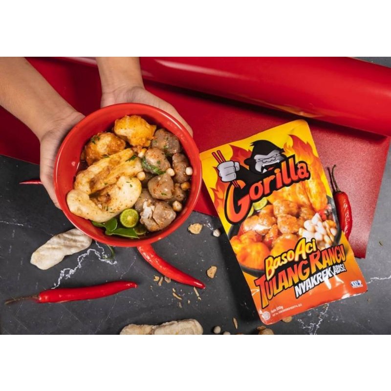 

Gorilla Bakso Aci Tulang Rangu 200gr