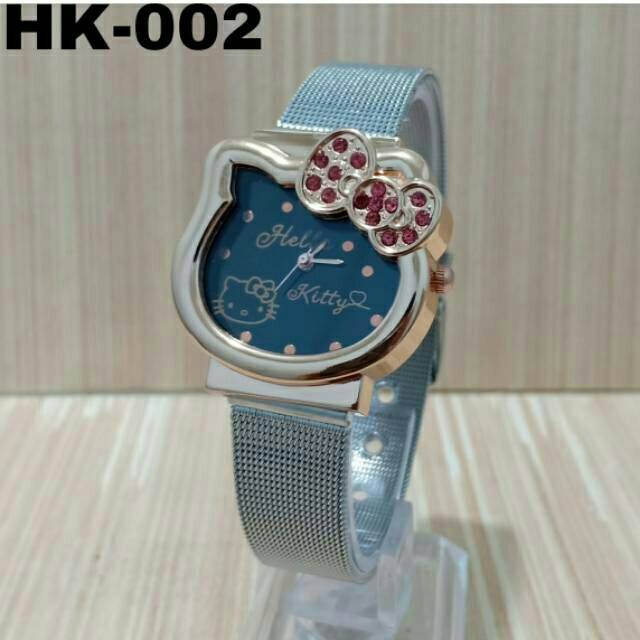 Jam Tangan Anak_Anak Hello Kitty Terbaru Strap Pasir HK-002