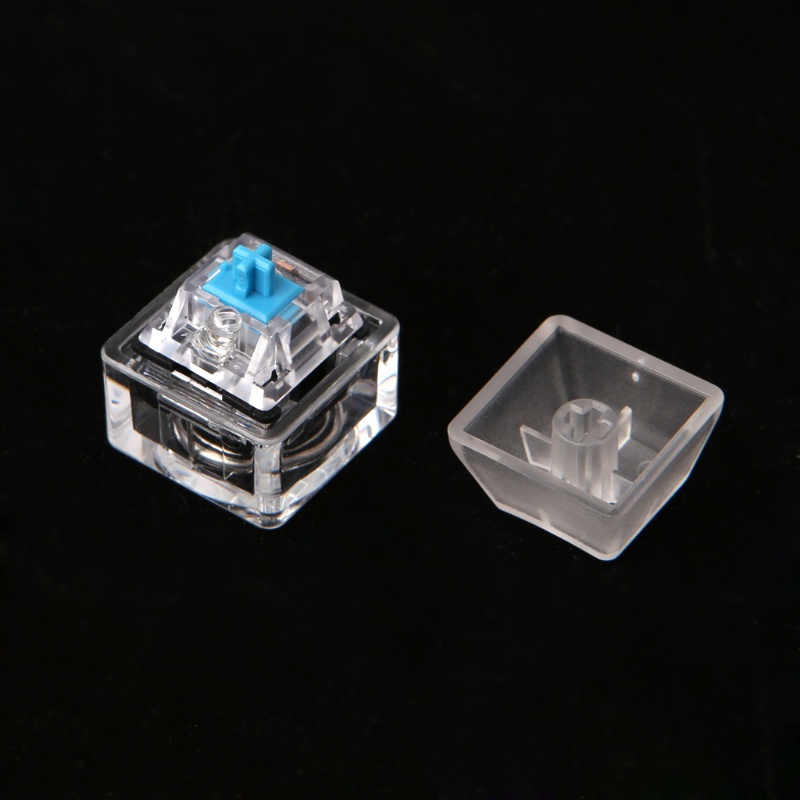 Cre Gantungan Kunci Saklar Mekanik Menyala Backlit Untuk Keyboard Switches Tester Kit Keycap Transparan