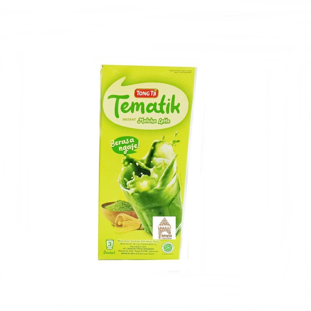 

Tongji Tematik | Matcha Latte (isi 3's)