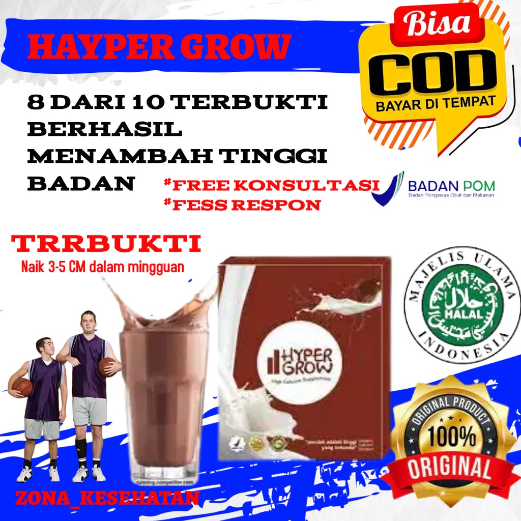 

TERBARU DAN TRLARIS Hyper grow Hypergrow Original - Peninggi Badan Hyper Grow Ori Susu HyperGrow