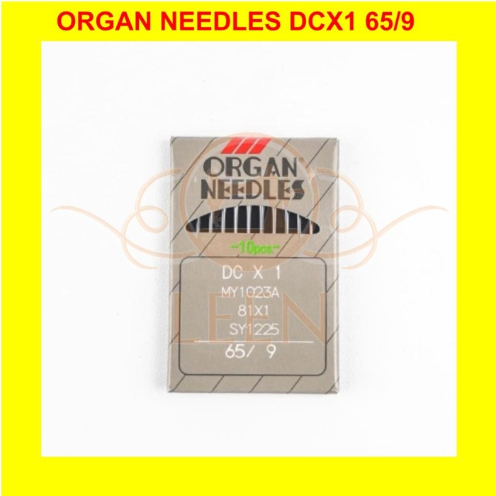 Jarum Organ DCx1 9 Original Japan DC x 1 Needles Jahit Obras LEEN