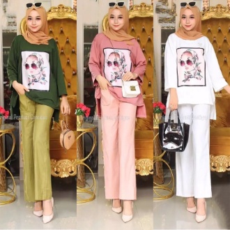 Naura Set / Setelan Wanita Kekinian / Setelan Wanita / Setelan / Setelan Wanita Kekinian Import / Setelan Wanita Jumbo / Setelan Wanita Terbaru / Setelan Wanita Import / Set Wanita / Set Wanita Kekinian / Set Wanita Import / Set Wanita Korea