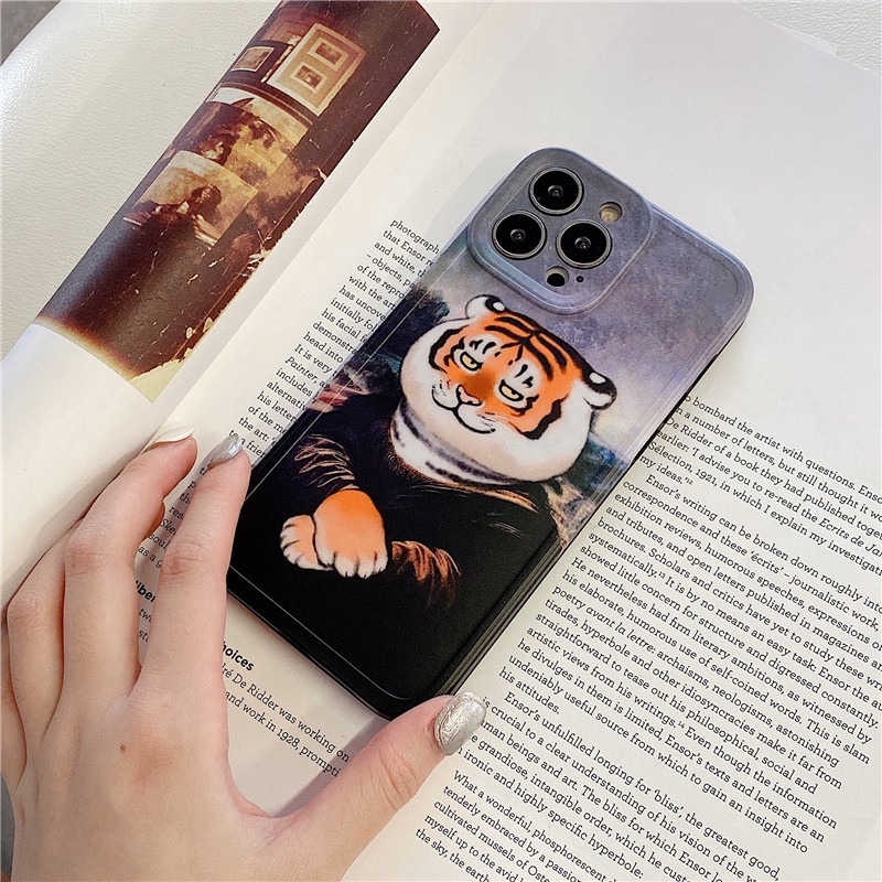 Case Tahan Banting Desain Mona Lisa Untuk Iphone 13 Pro Max 12 11 Pro Max X Xs Xr Xsmax 7 8plus