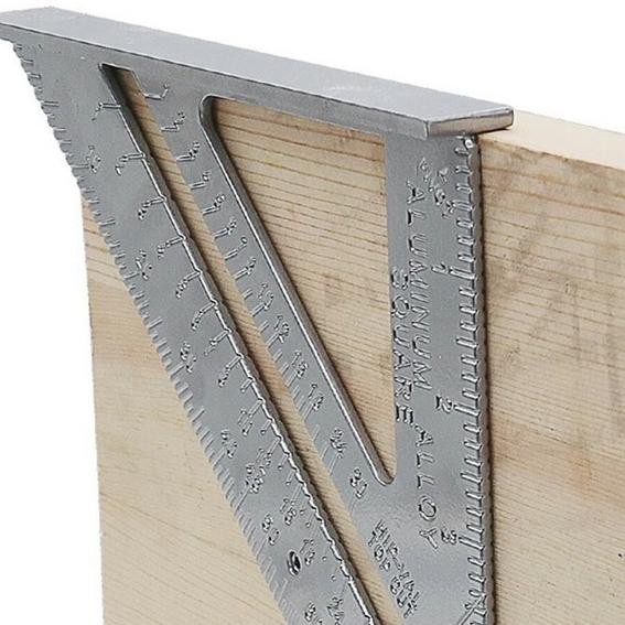 

Harga Bersahabat - Penggaris segitiga siku sudut 7 inci - speed square alumunium