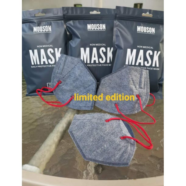 MASKER KN95 / MASKER KN95 MOUSON EMBOSS 5 PLY