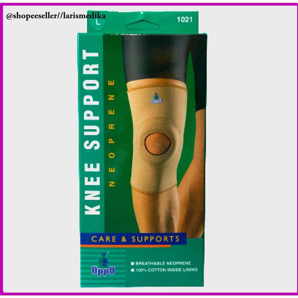 Deker Lutut Kesehatan Knee Support Oppo 1021 Dekker Lutut Terapi Penyangga Lutut Sakit Dekker Futsal Deker Badminton Pelindung Lutut Oppo 1021 Open Patella Knee Support decker lutut Knee Support Lubang Oppo 1021 / Deker Lutut lubang