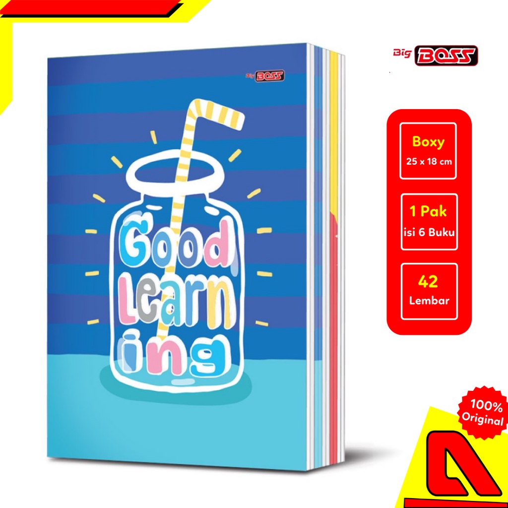 

BUKU TULIS BIG BOSS 42 LEMBAR WRITING BOOK BOXY PAK