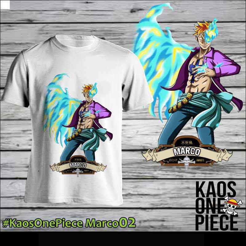Kaos One Piece Marco 02
