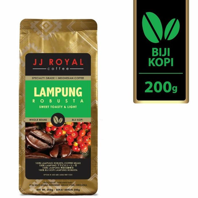 

Sale!!! Jj Royal Coffee Lampung Robusta Bean (Kopi Biji) Bag 200G - Paling Diminati
