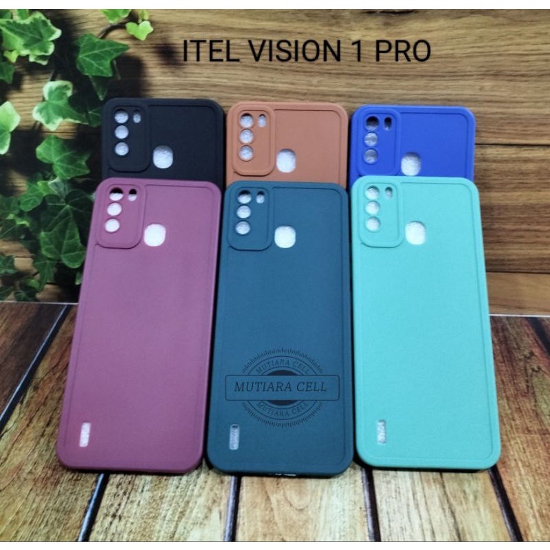 SOFTCASE ITEL VISION 1 PRO CASE MATTE MACARON PRO CAMERA ITEL VISION 1 PRO