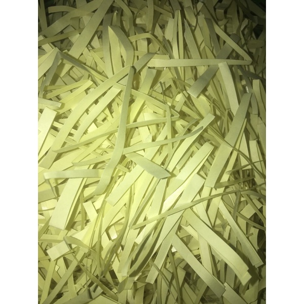 

SHREDDED YELLOW PAPER