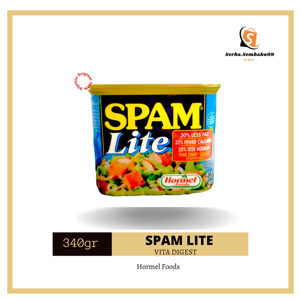 

SPAM Babi Hormel Foods 340gr Daging Kaleng