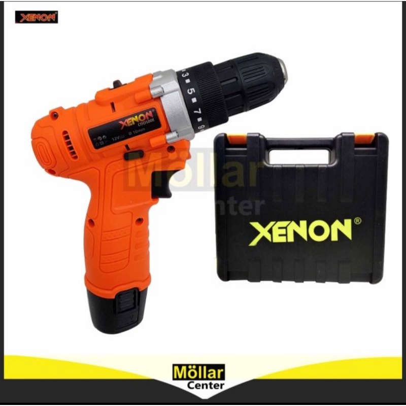 xenon cdd500e bor besi kayu cordless 1 baterai cdd 500e