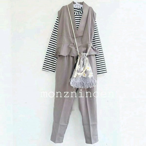 Monzi Jumpsuit Set Jumpsuit Wanita