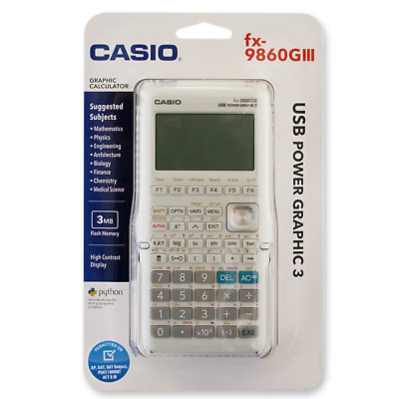 

CASIO SCIENTIFIC CALCULATOR FX 9860 GIII KALKULATOR ILMIAH GRAPHIC