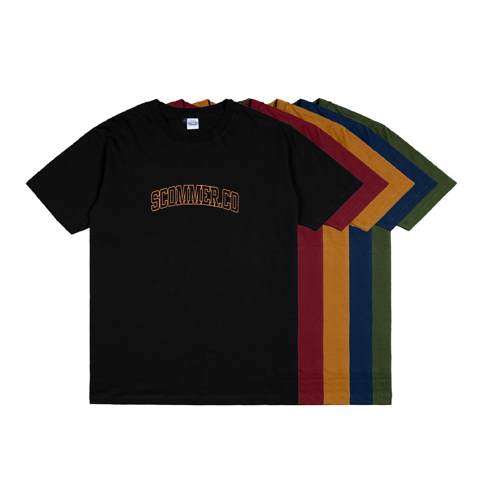 SCOMMER | T-SHIRT DISTRO SCOMMER MELENGKUNG