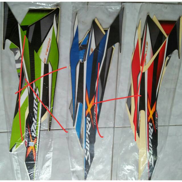 Striping Stiker supra x 125 d 2011