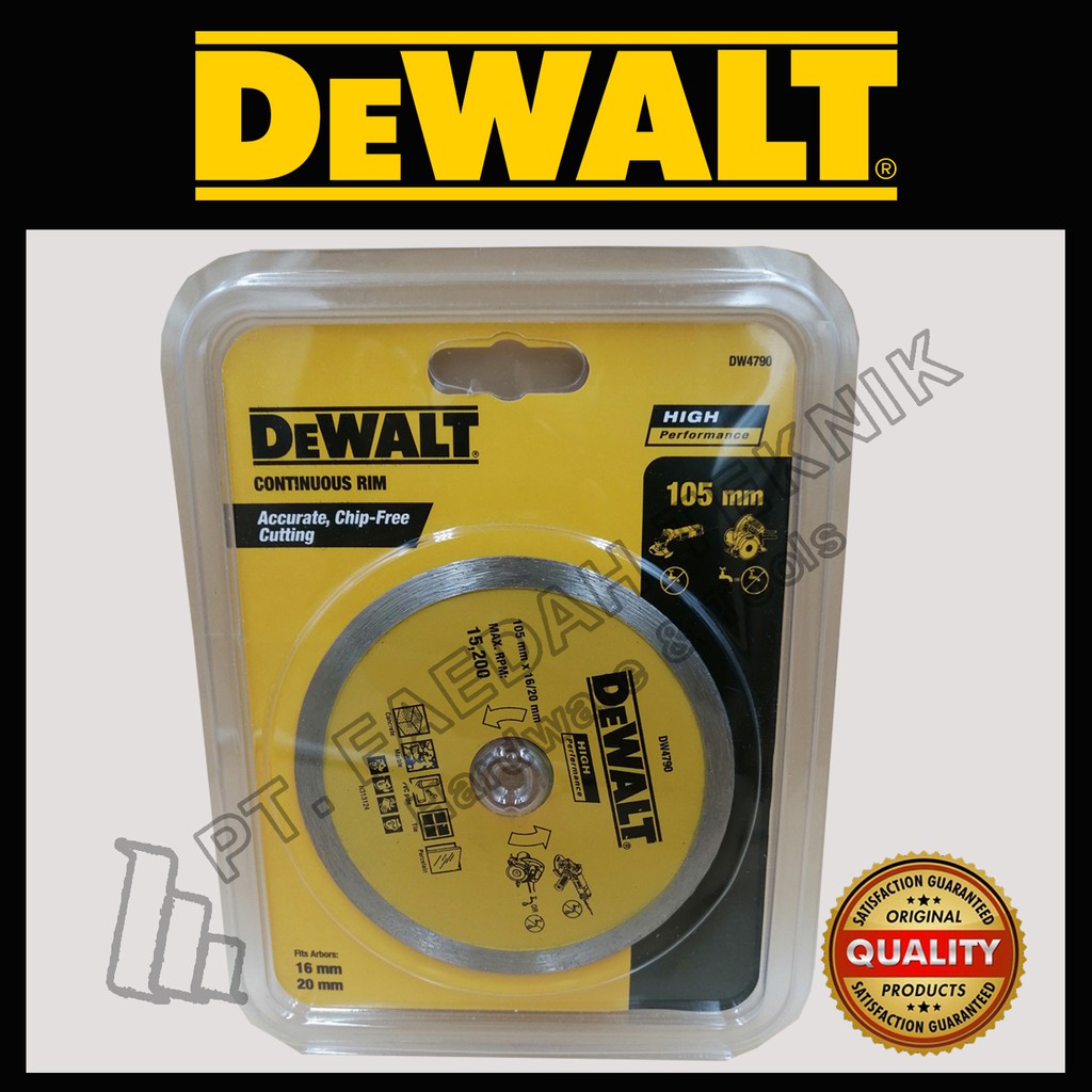 DEWALT MATA POTONG KERAMIK DIAMOND WHEEL 4 INCH WET DW4790