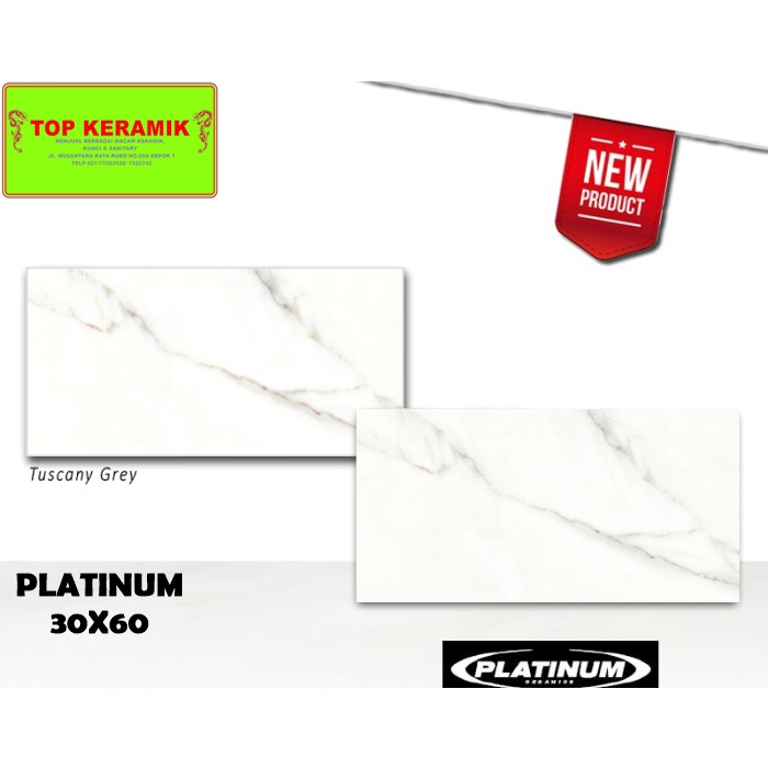 Keramik Platinum 30x60 Tuscany Grey