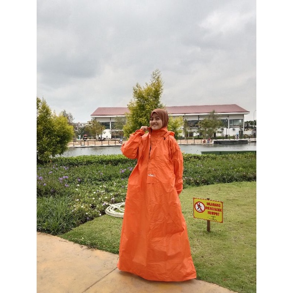 Jas Hujan Gamis Raincoat Jumbo Bigsize Ponco Waterproof