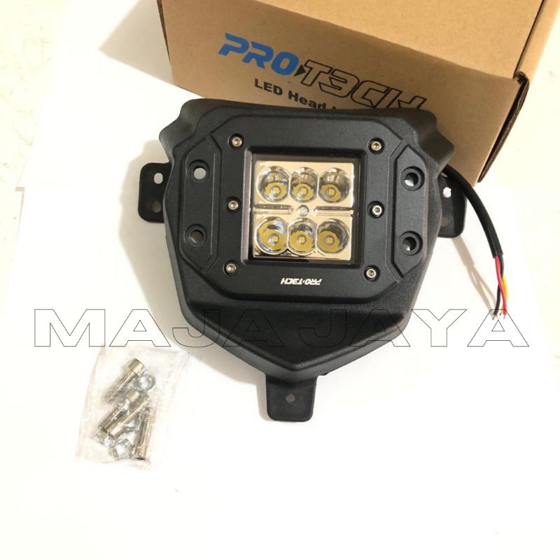 Headlamp Reflektor Batok Lampu KLX Protech 6 Led Sorot