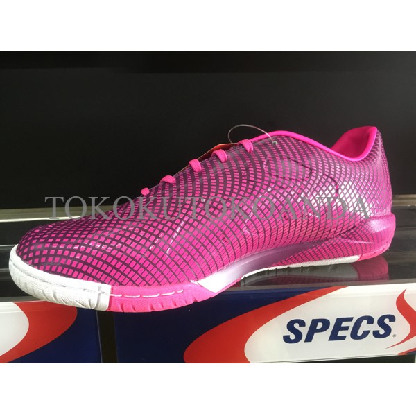 Sepatu futsal specs original Thunder Bolt In PINK new 2017