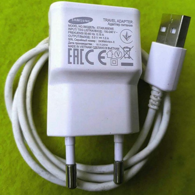 Charger Samsung Ori Bawaan J1 2016 | J1 Ace| J2 Prime | J3 | J3Pro | J5 2015