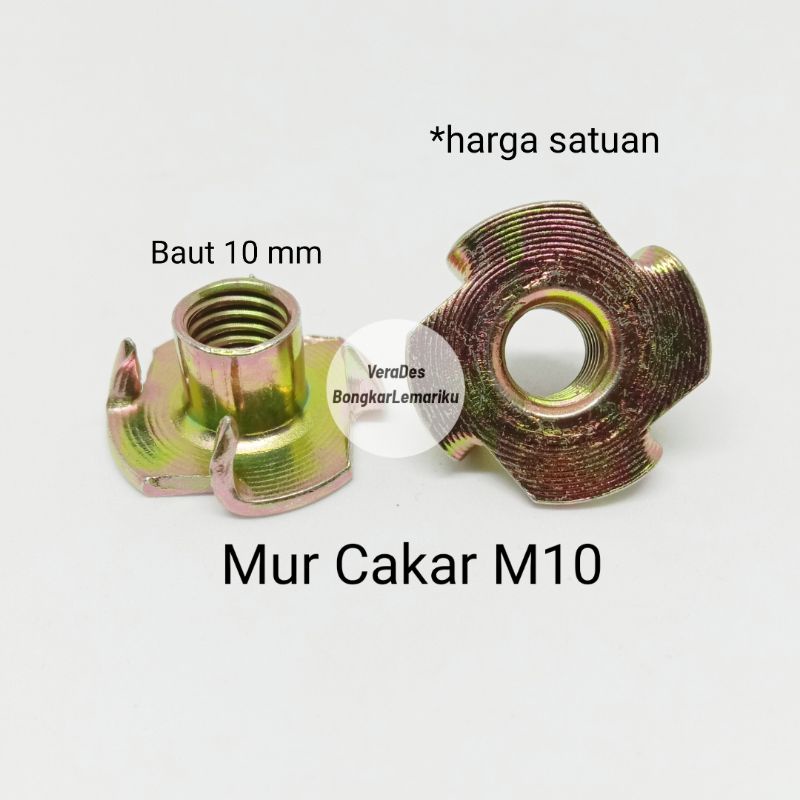 Mur Cakar M10 / T Nut