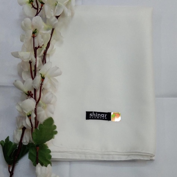kerudung hijab / jilbab segi empat SHINAR GLAMOUR glitter glowing ansania dan azara original bahan m