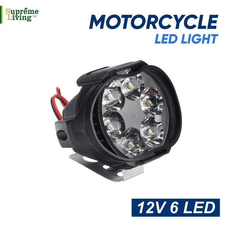 Lampu Tembak Sorot LED Spion Motor Work Light Cree 6 Mata 10 Watt 12V