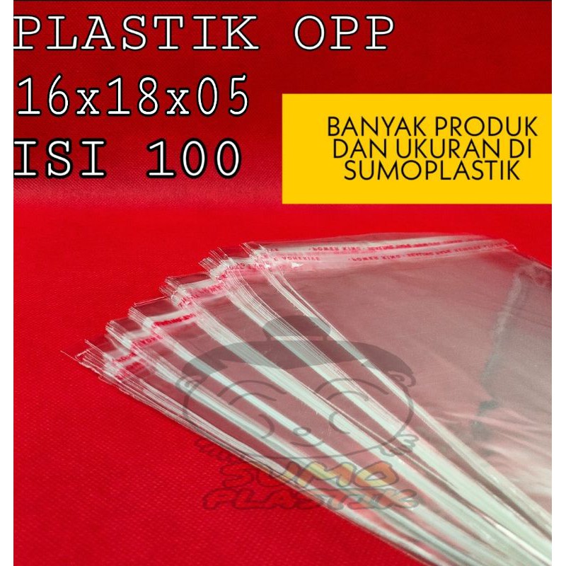 

PLASTIK OPP LEM 16X18X05