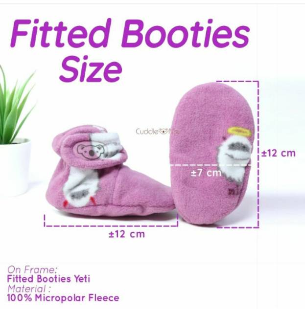 Fitted Booties CuddleMe Sepatu Bayi Boot Bayi Kaos kaki bayi 0-7 bulan Cuddle Me