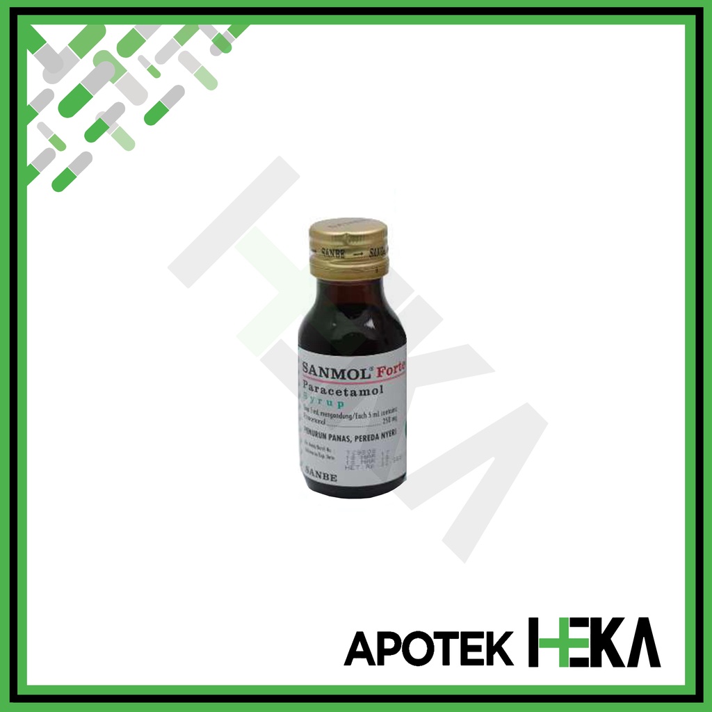 Sanmol Forte Syrup 60 ml - Sirup Penurun Panas (SEMARANG)