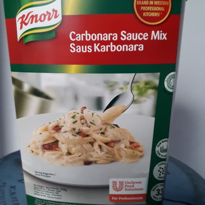 

CARBONARA SAUCE MIX KNORR 750gr