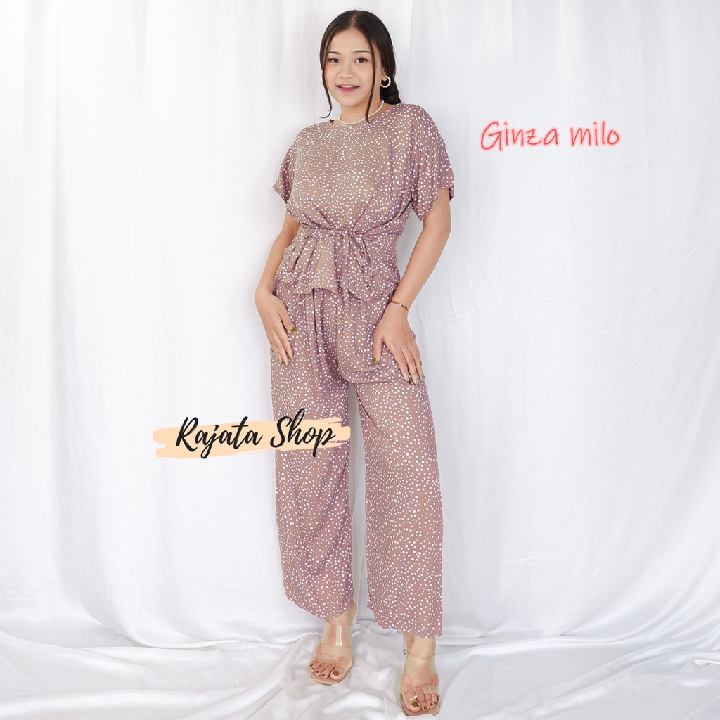 DASTER SETELAN BABYDOLL-BD GINZA MILO