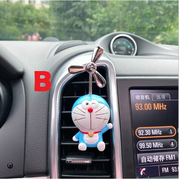 KIPAS KARTUN DORAEMON dkk Limited Jepit AC Parfum Parfume Pewangi Kapul Pengharum Mobil