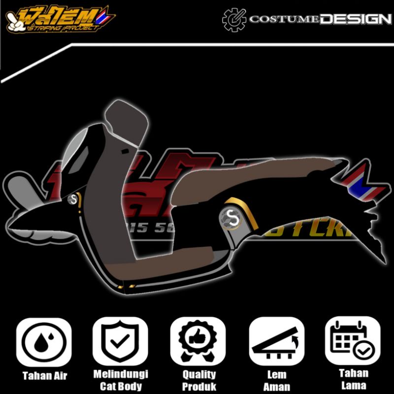 STRIPING SCOOPY NEW 2021 PRESTIGE STYLISH