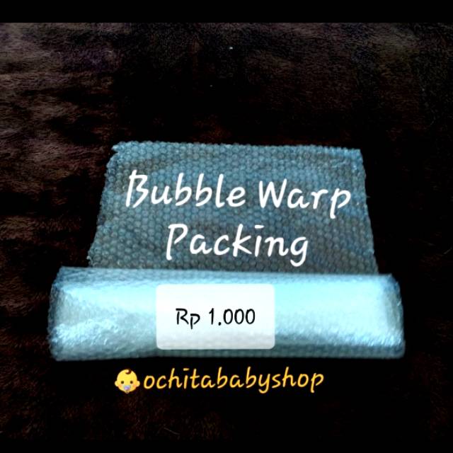 

Extra plastik bubble warp untuk packing barang