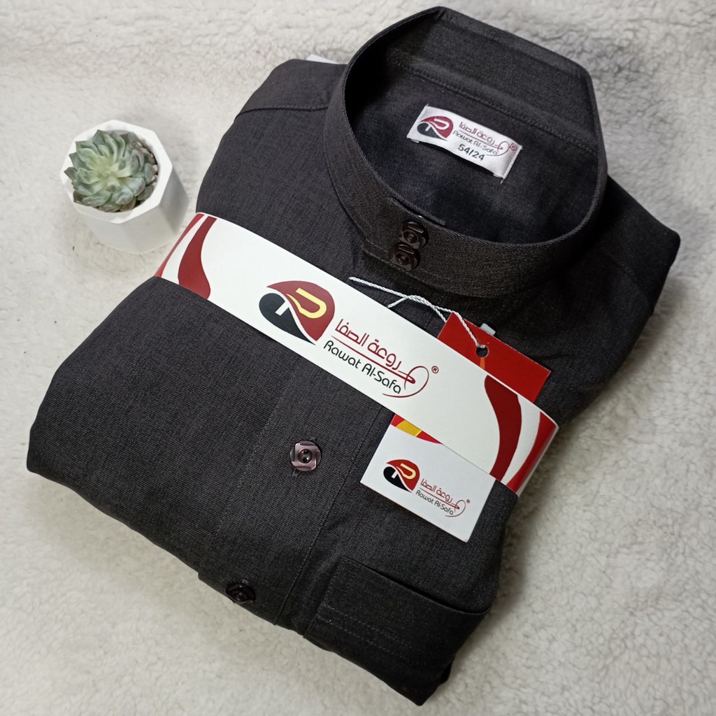 Jubah Woll Rawat Al Safa | Jubah Bahan Wool | Jubah Woll Al Waseel